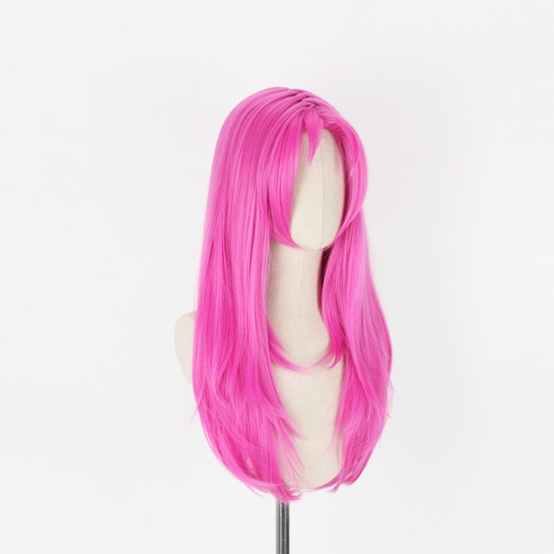 JOJO s Bizarre Adventure Golden Wind Diavolo Pink Long Wig Cosplay Costume Heat Resistant Synthetic Hair 1 ✅ JJBA Shop