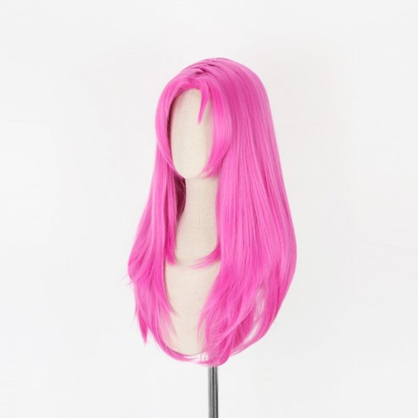 JOJO s Bizarre Adventure Golden Wind Diavolo Pink Long Wig Cosplay Costume Heat Resistant Synthetic Hair 2 - Jojo's Bizarre Adventure Merch