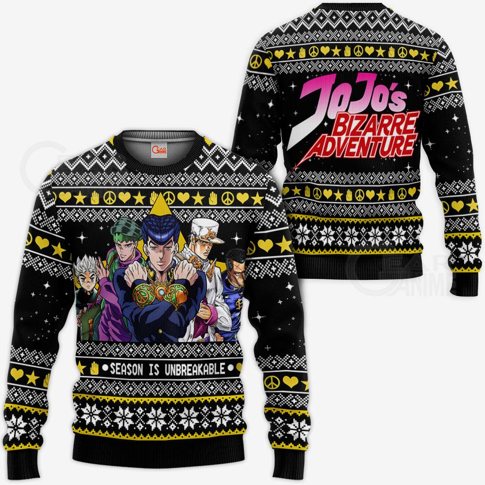 1105 AOP Jojo Ugly Sweater VA 3 MK sweatshirt F 2BB ✅ JJBA Shop