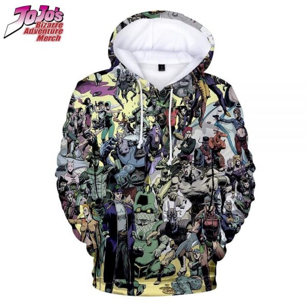 all jojo characters hoodie jojos bizarre adventure merch 643 ✅ JJBA Shop