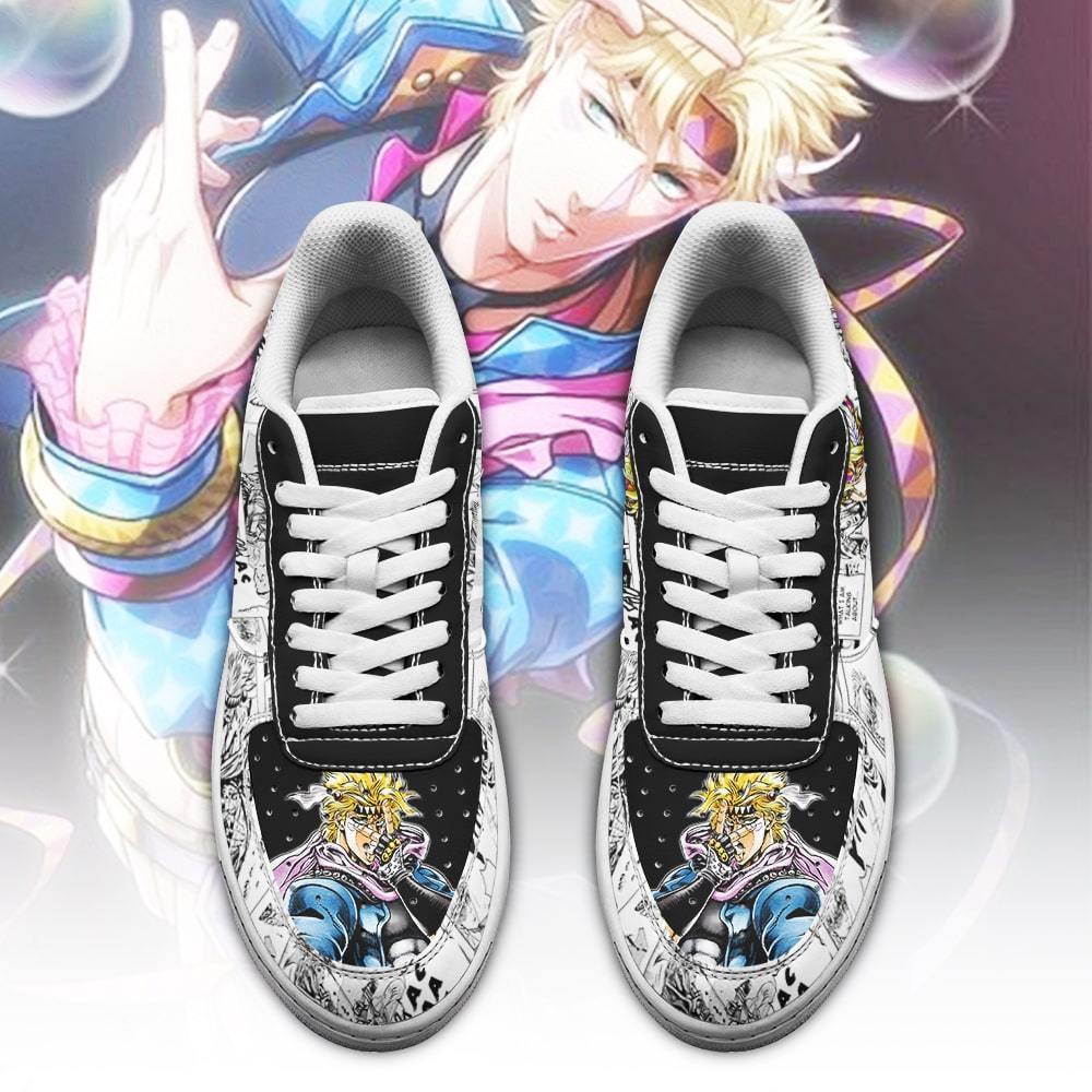 caesar zeppeli air force sneakers manga style jojos anime shoes fan gift pt06 gearanime 2 ✅ JJBA Shop