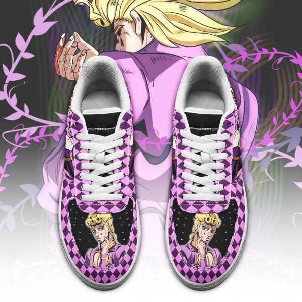giorno giovanna air force sneakers jojo anime shoes fan gift idea pt06 gearanime 2 - Jojo's Bizarre Adventure Merch