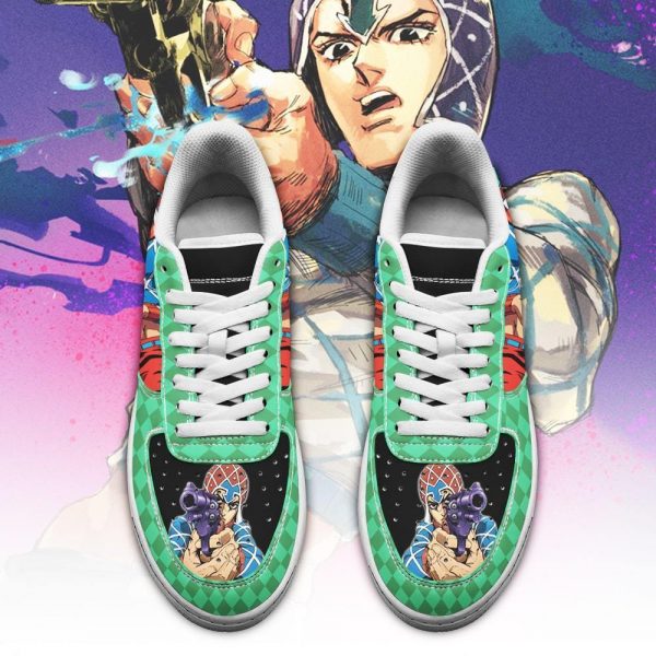 guido mista air force sneakers jojo anime shoes fan gift idea pt06 gearanime 2 ✅ JJBA Shop