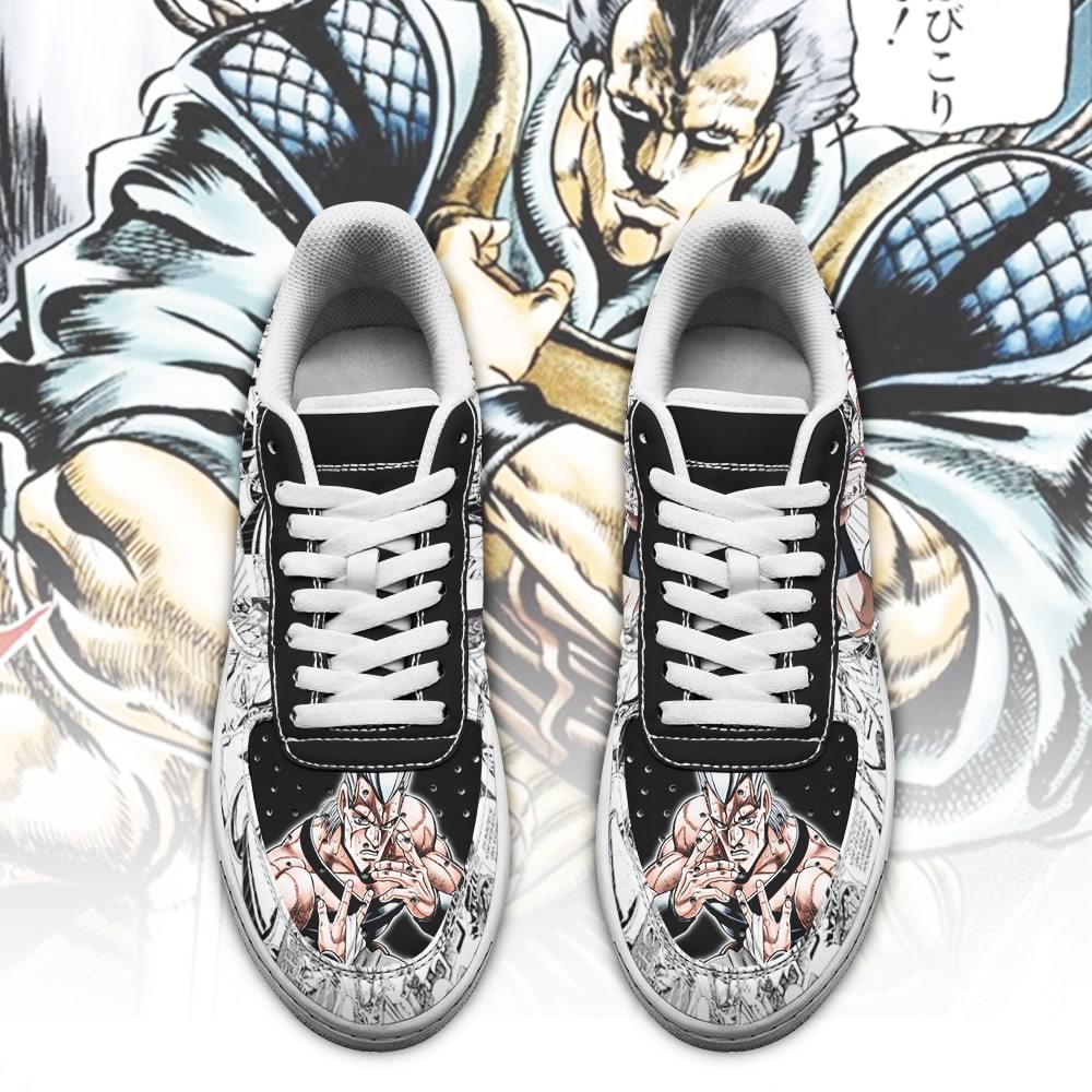 jean pierre polnareff air force sneakers manga style jojos anime shoes fan gift pt06 gearanime 2 ✅ JJBA Shop