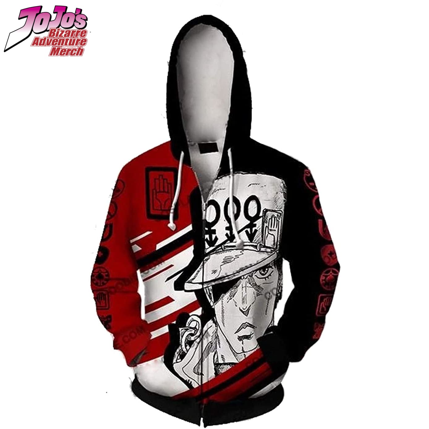 jjba zip up hoodie jojos bizarre adventure merch 510 ✅ JJBA Shop