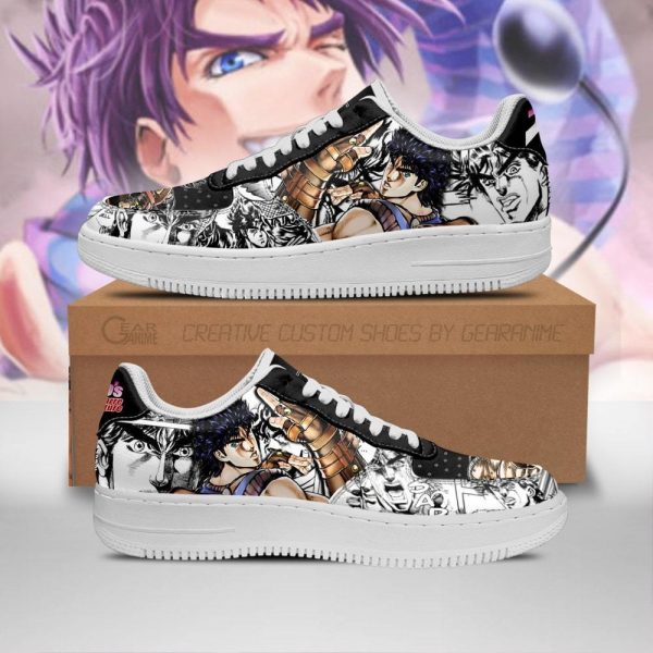 jonathan joestar air force sneakers manga style jojos anime shoes fan gift pt06 gearanime ✅ JJBA Shop