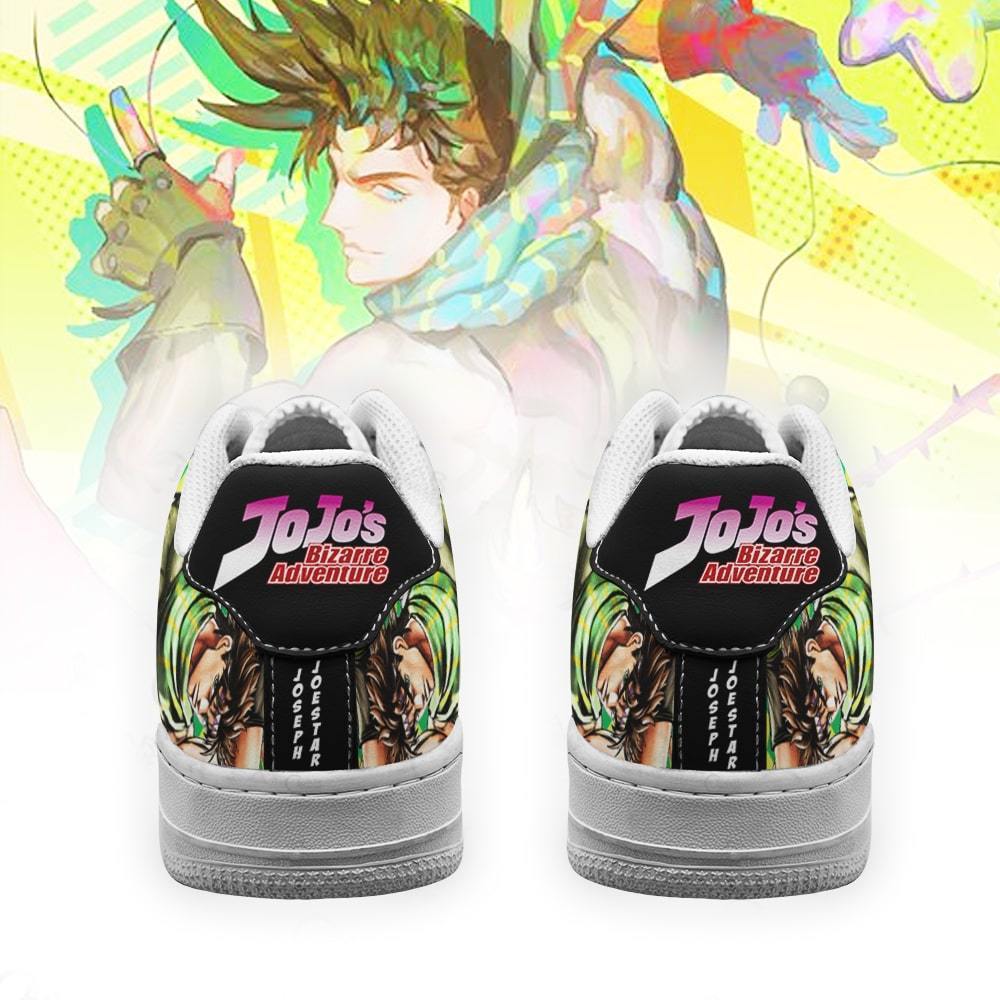 joseph joestar air force sneakers jojo anime shoes fan gift idea pt06 gearanime 3 - Jojo's Bizarre Adventure Merch