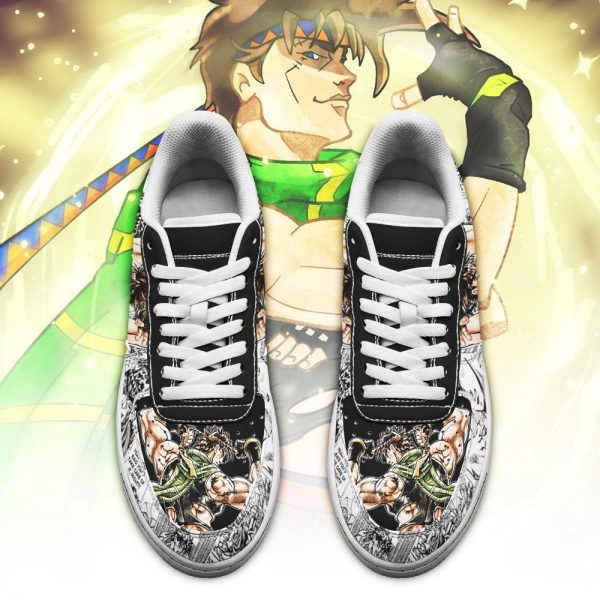 joseph joestar air force sneakers manga style jojos anime shoes fan gift pt06 gearanime 2 - Jojo's Bizarre Adventure Merch