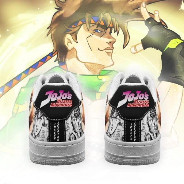 joseph joestar air force sneakers manga style jojos anime shoes fan gift pt06 gearanime 3 - Jojo's Bizarre Adventure Merch