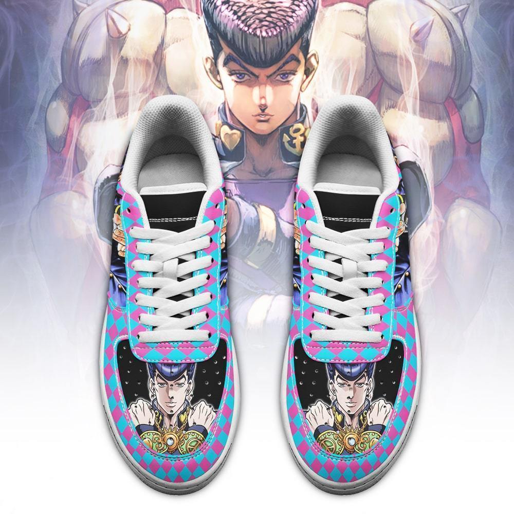 josuke higashikata air force sneakers jojo anime shoes fan gift idea pt06 gearanime 2 ✅ JJBA Shop