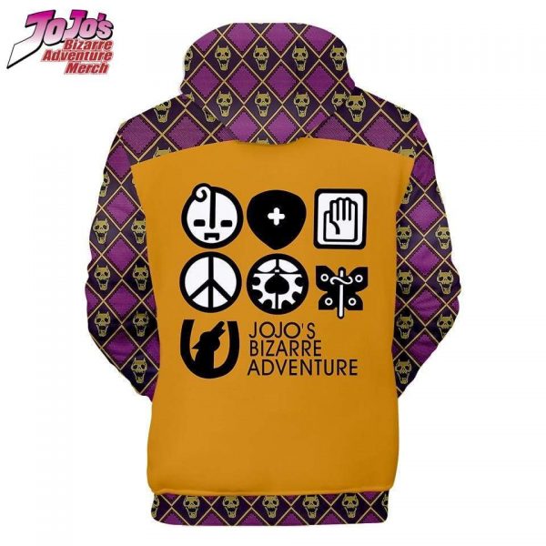 kira yoshikage background hoodie jojos bizarre adventure merch 564 ✅ JJBA Shop