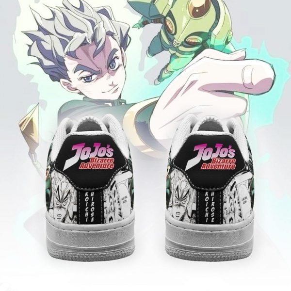 koichi hirose air force sneakers manga style jojos anime shoes fan gift idea pt06 gearanime 3 - Jojo's Bizarre Adventure Merch
