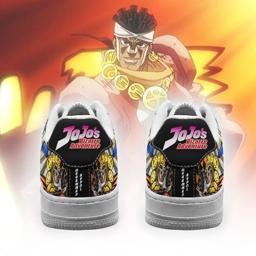 muhammad avdol air force sneakers jojo anime shoes fan gift idea pt06 gearanime 3 ✅ JJBA Shop