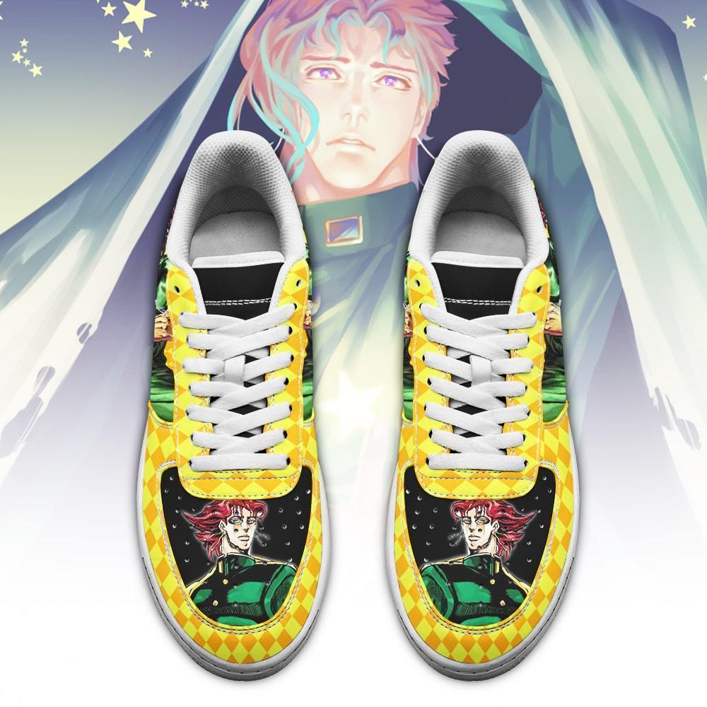 noriaki kakyoin air force sneakers jojo anime shoes fan gift idea pt06 gearanime 2 ✅ JJBA Shop