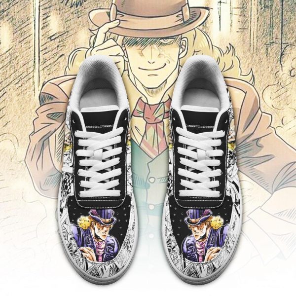 robert speedwagon air force sneakers manga style jojos anime shoes fan gift pt06 gearanime 2 ✅ JJBA Shop