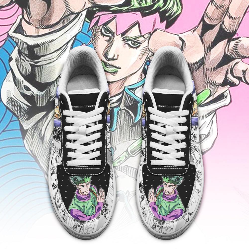 rohan kishibe air force sneakers manga style jojo anime shoes fan gift pt06 gearanime 2 ✅ JJBA Shop