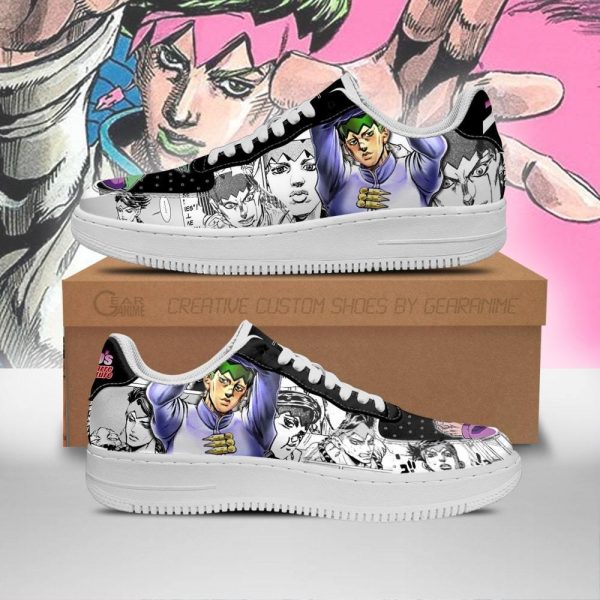 rohan kishibe air force sneakers manga style jojo anime shoes fan gift pt06 gearanime - Jojo's Bizarre Adventure Merch