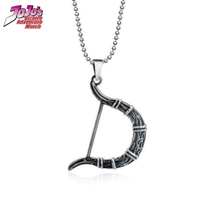silver bow necklace jojos bizarre adventure merch 439 ✅ JJBA Shop