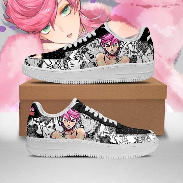 trish una air force sneakers manga style jojos anime shoes fan gift idea pt06 gearanime ✅ JJBA Shop