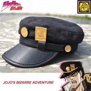Anime JoJo s Bizarre Adventure Cosplay Cap Jotaro Kujo Joseph Hat Army Military JOJO Caps Hats ✅ JJBA Shop