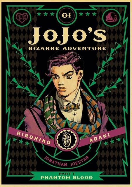 JoJo's Bizarre Adventure - Phantom Blood Manga Poster Jojo's Bizarre Adventure Merch
