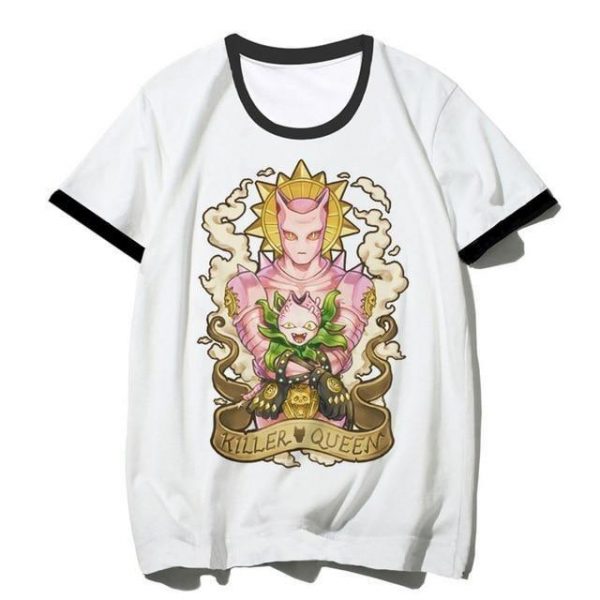 JoJo's Bizarre Adventure - Killer Queen x Stray Cat Stands T-shirt-jojo Jojo's Bizarre Adventure Merch