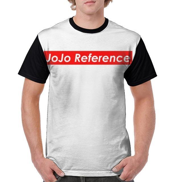 JoJo's Bizarre Adventure - JoJo Reference T-shirt-jojo Jojo's Bizarre Adventure Merch